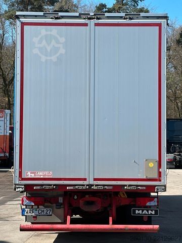 Flatbed truck with tarp MAN TGX 26.440 6x2 BL Plane & Retarder /EDSCHA