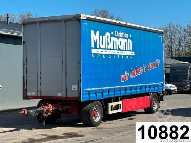 Open trailer with tarp  Langfeld LPA 18L 7700 Curtainsider mit EDSCHA