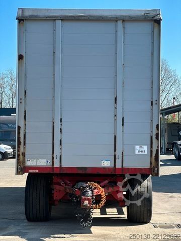 Open trailer with tarp  Langfeld LPA 18L 7700 Curtainsider mit EDSCHA
