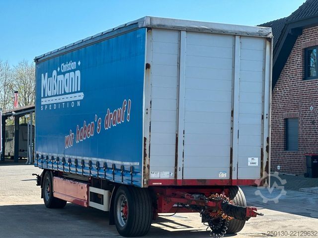 Open trailer with tarp  Langfeld LPA 18L 7700 Curtainsider mit EDSCHA