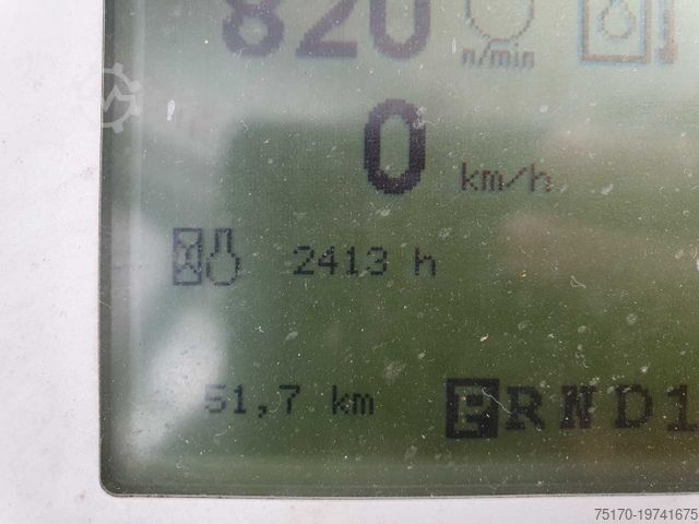 Front loader forklift JUNGHEINRICH DFG 680 / 4.500mm / 2.413h / Zinkenverstellgerät