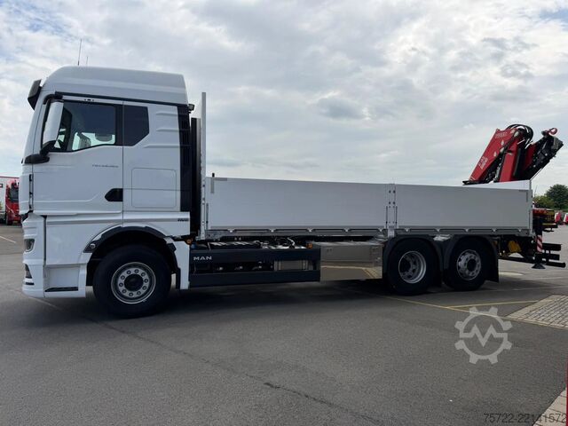Loading platform MAN TGX 26.520 6x2-4 BL Baustoff-Pritsche FASSI F19...