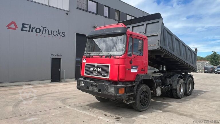 3-way tipper MAN 32.372 (13T AXLES / LAMES / GRAND PONT / BIG AX...
