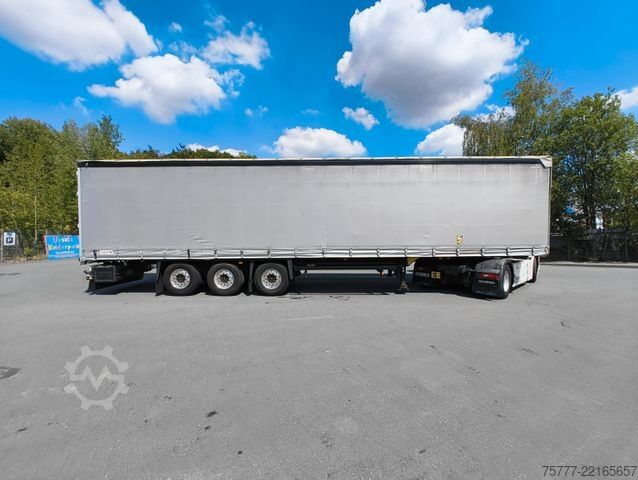 Open semitrailer with tarp SCHMITZ CARGOBULL SCS 24-Coil-Hubdach- Edscha-Alu-Lift