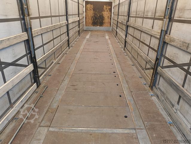 Open semitrailer with tarp SCHMITZ CARGOBULL SCS 24-Coil-Hubdach- Edscha-Alu-Lift