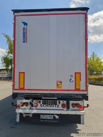 Open semitrailer with tarp SCHMITZ CARGOBULL SCS 24-Coil-Hubdach- Edscha-Alu-Lift