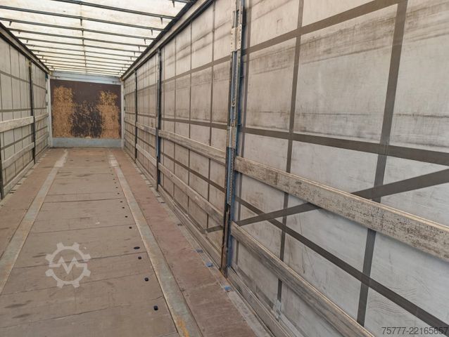 Open semitrailer with tarp SCHMITZ CARGOBULL SCS 24-Coil-Hubdach- Edscha-Alu-Lift