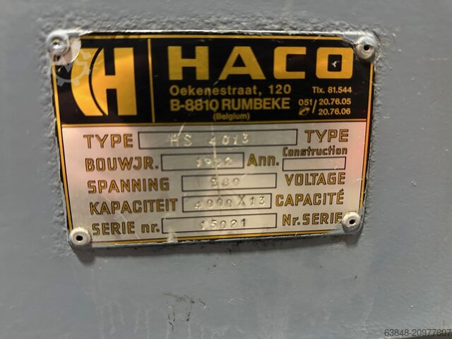 Hydraulische Tafelschere HACO HS 4013