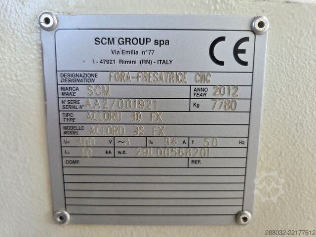 Machining center SCM accord 30 fx
