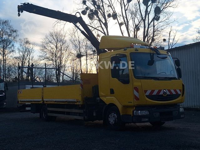 Autokranwagen RENAULT MIDLUM 220 DXI HIAB KRAN 9,1m TÜV 07/2026