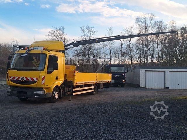 Pritschenwagen RENAULT MIDLUM 220 DXI HIAB KRAN 9,1m TÜV 07/2026