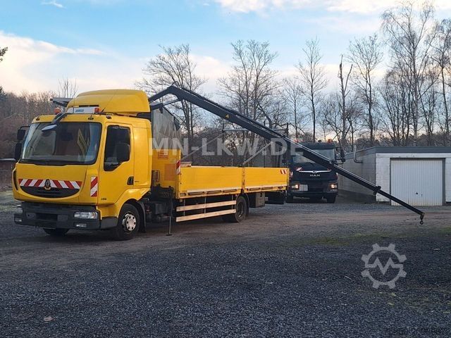 Pritschenwagen RENAULT MIDLUM 220 DXI HIAB KRAN 9,1m TÜV 07/2026