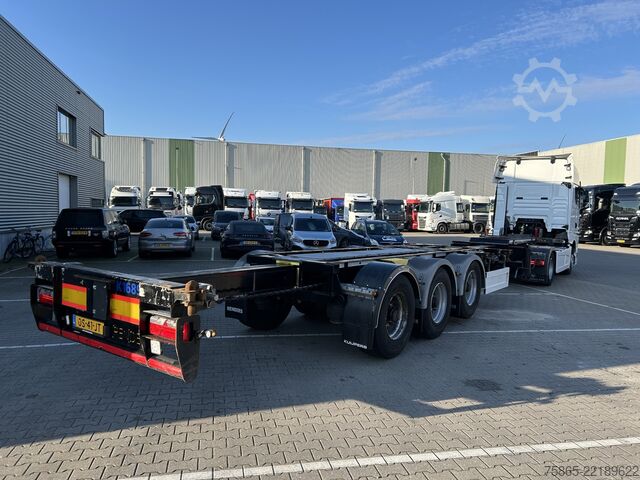 Container transport Renders Euro 800 / Multi Container Chassis / 20-30-40-4...