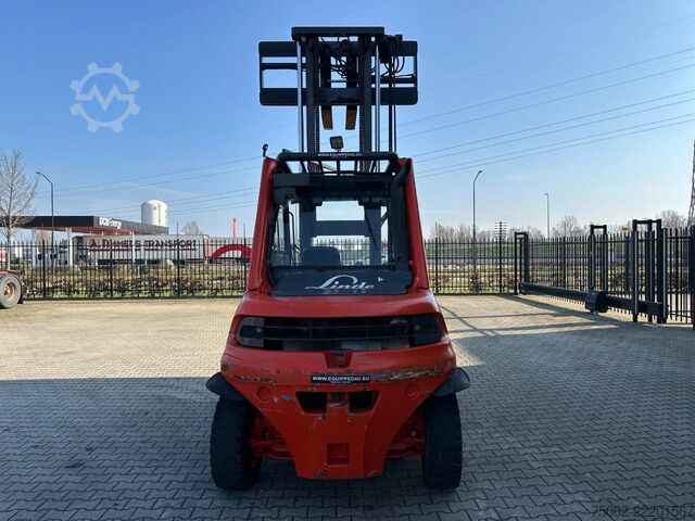 Forklift Linde H60D-02 / fork positioner / 6.000kg / duplex / ...