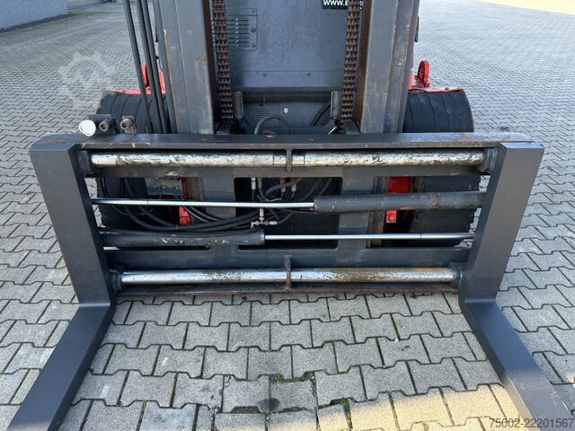 Forklift Linde H60D-02 / fork positioner / 6.000kg / duplex / ...