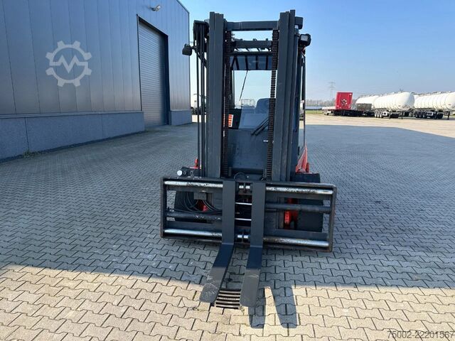 Forklift Linde H60D-02 / fork positioner / 6.000kg / duplex / ...