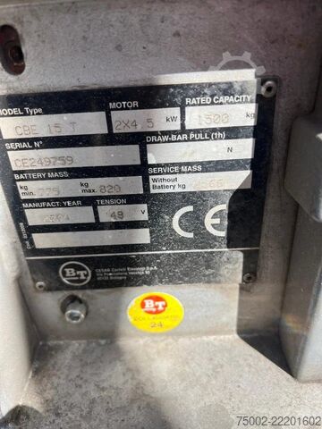 Forklift CESAB CBE 15T  CESAB CBE 15T electric / triplex / sid...