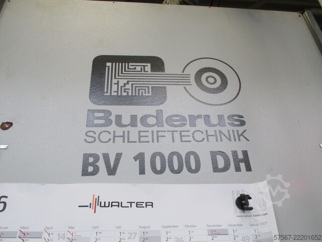 CNC-2 slide vertical grinding machine BUDERUS BV1000DH