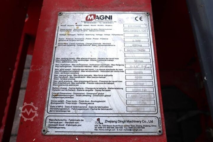 Scherenhebebühne Magni ES1008E Valid inspection, *Guarantee!, Electric, 1