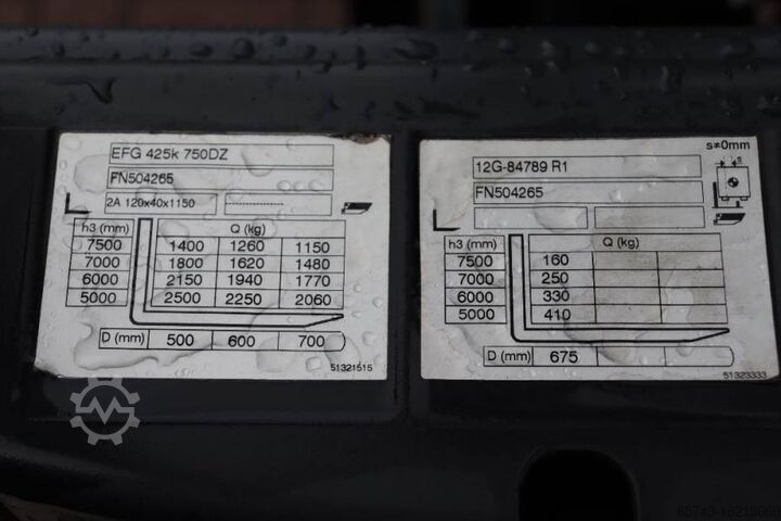 Forklift Jungheinrich EFG425K Valid inspection, *Guarantee! Electric, Li