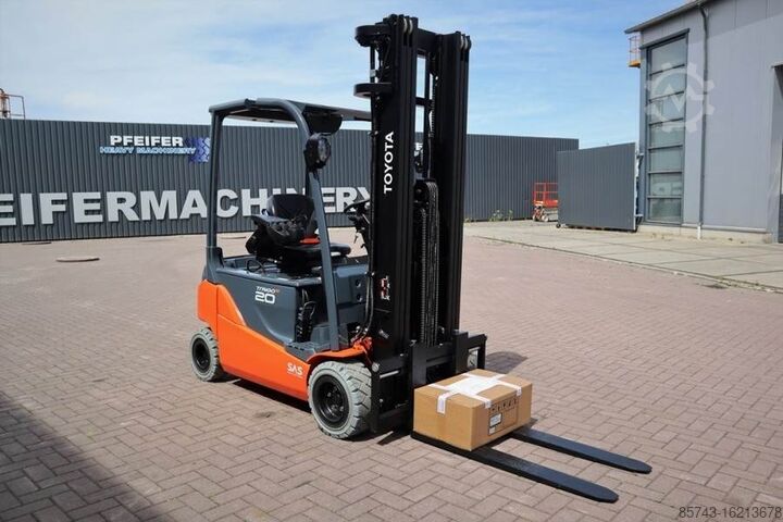Forklift Toyota 8FBM20T Valid inspection, *Guarantee! Electric, 47