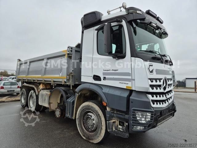 Tipper truck MERCEDES-BENZ Arocs 3252 / 8X4 / 16L Motor / BORDMATIK