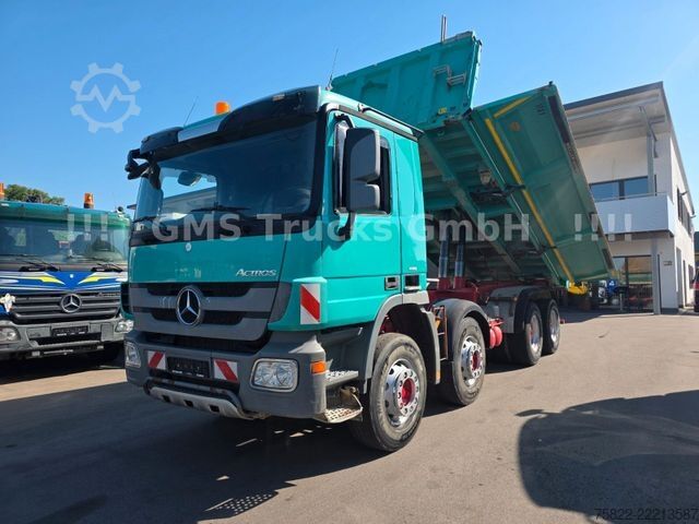 Three-sided tipper truck MERCEDES-BENZ Actros 3544 / EPS / 8X4 / BORDMATIK