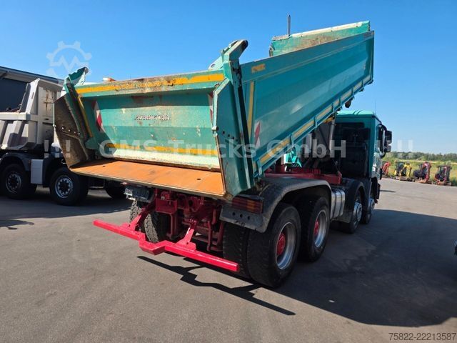 Three-sided tipper truck MERCEDES-BENZ Actros 3544 / EPS / 8X4 / BORDMATIK