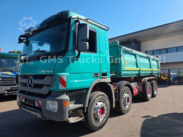 Three-sided tipper truck MERCEDES-BENZ Actros 3544 / EPS / 8X4 / BORDMATIK