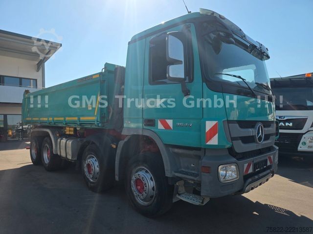 Three-sided tipper truck MERCEDES-BENZ Actros 3544 / EPS / 8X4 / BORDMATIK