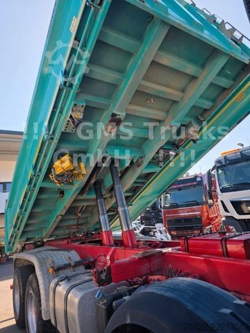 Three-sided tipper truck MERCEDES-BENZ Actros 3544 / EPS / 8X4 / BORDMATIK