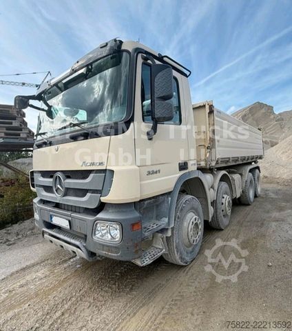 Three-sided tipper truck MERCEDES-BENZ Actros MP3 3241 / 8X4 / Blatt / E5 / Big Axle