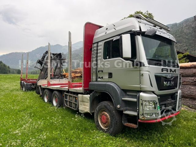 Holztransporter LKW MAN TGS 33.500 / 6X6 ALLRAD / Manual+ Retarder