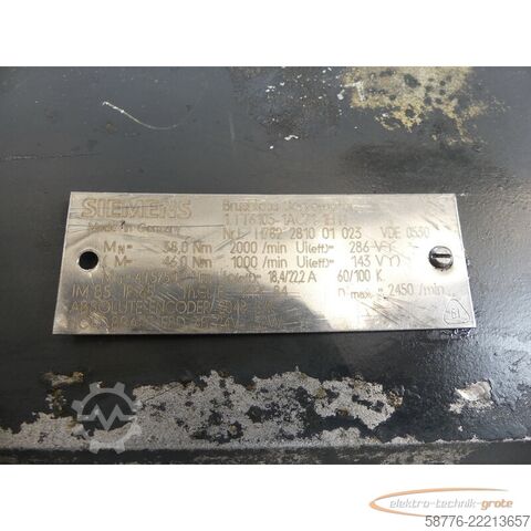 Steuerung Siemens Stator für 1FT6105-1AC71 Servomotor SN EH782281001023