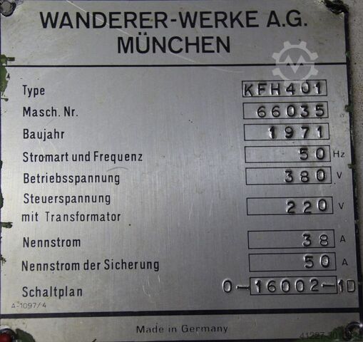 Aufspannplatte mit T Nut Wanderer 2280/430/H330 mm