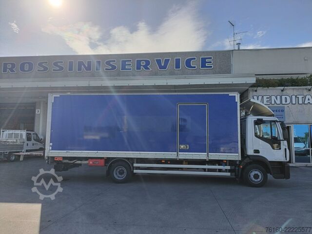 Box van with side door and tail lift Iveco EUROCARGO 120E19P