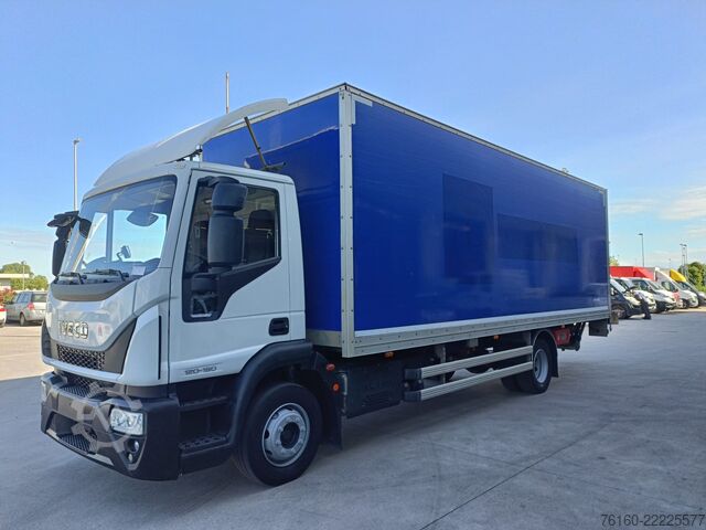 Box van with side door and tail lift Iveco EUROCARGO 120E19P