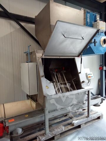 Dinnissen bag emptying system, bag emptier Dinnissen 