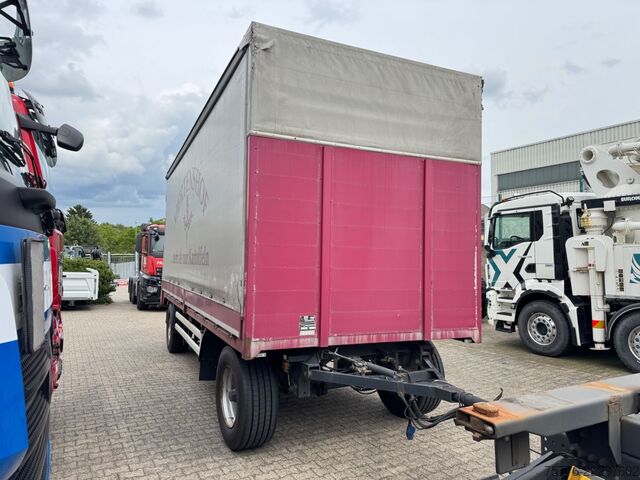 Open trailer with tarp KRONE AZP 2-acher BPW Pritsche+Plane TÜV Neu TOP