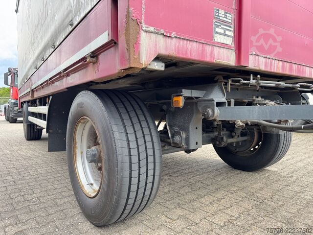 Open trailer with tarp KRONE AZP 2-acher BPW Pritsche+Plane TÜV Neu TOP