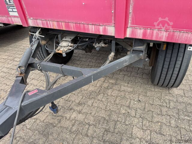 Open trailer with tarp KRONE AZP 2-acher BPW Pritsche+Plane TÜV Neu TOP