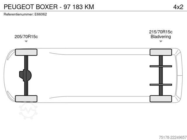 PEUGEOT BOXER - 97 183 KM PEUGEOT BOXER - 97 183 KM