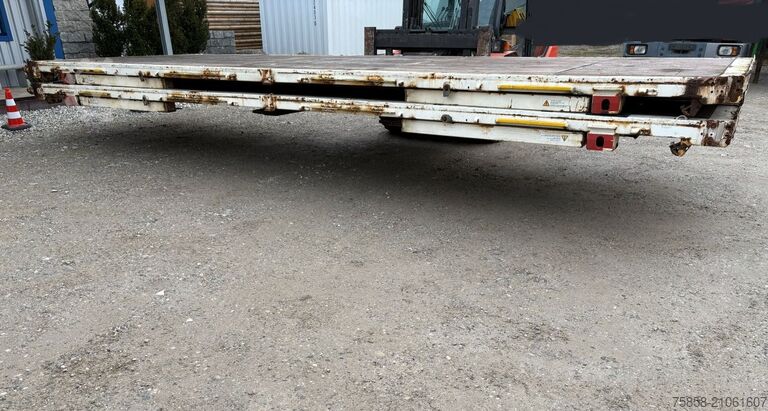 Wechselpritsche offen Krone BDF 7,45m Plattform mehrfach 2013
