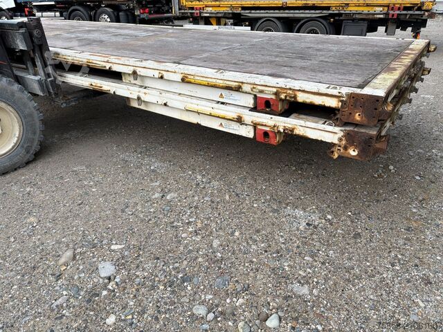 Wechselpritsche offen Krone BDF 7,45m Plattform mehrfach 2013