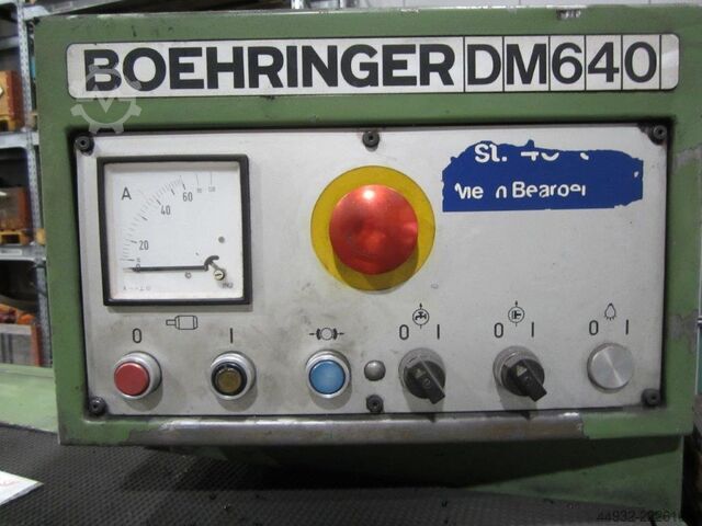 Cenventional Lathe VDF Boehringer DM 640