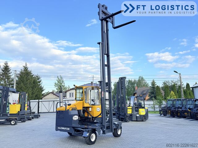 4-way forklift Combilift C5000XL GAS TRIPLEX 5550 FREE-LIFT CABIN