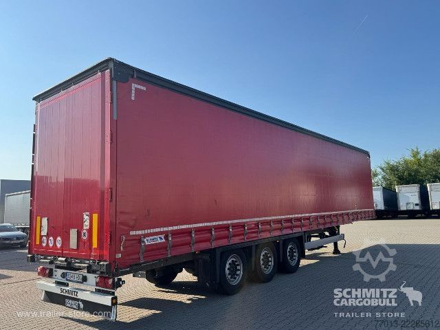 Open semitrailer with tarp Schmitz Cargobull Curtainsider Mega