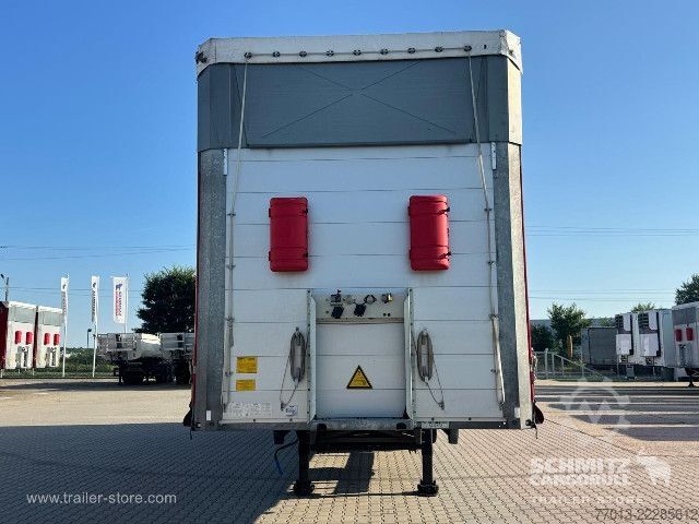 Open semitrailer with tarp Schmitz Cargobull Curtainsider Mega