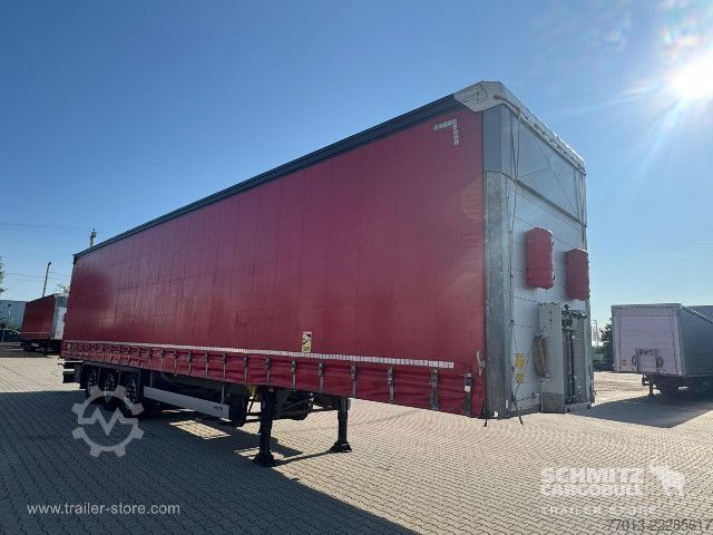 Open semitrailer with tarp Schmitz Cargobull Curtainsider Mega