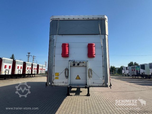 Open semitrailer with tarp Schmitz Cargobull Curtainsider Mega